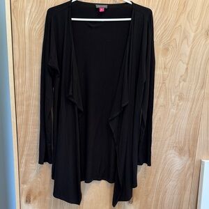 Vince Camuto drape front open Cardigan